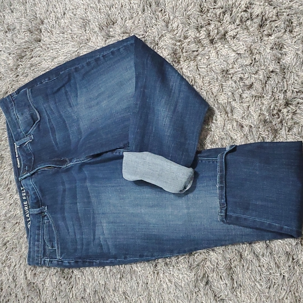 Laurie Felt boyfriend jeans